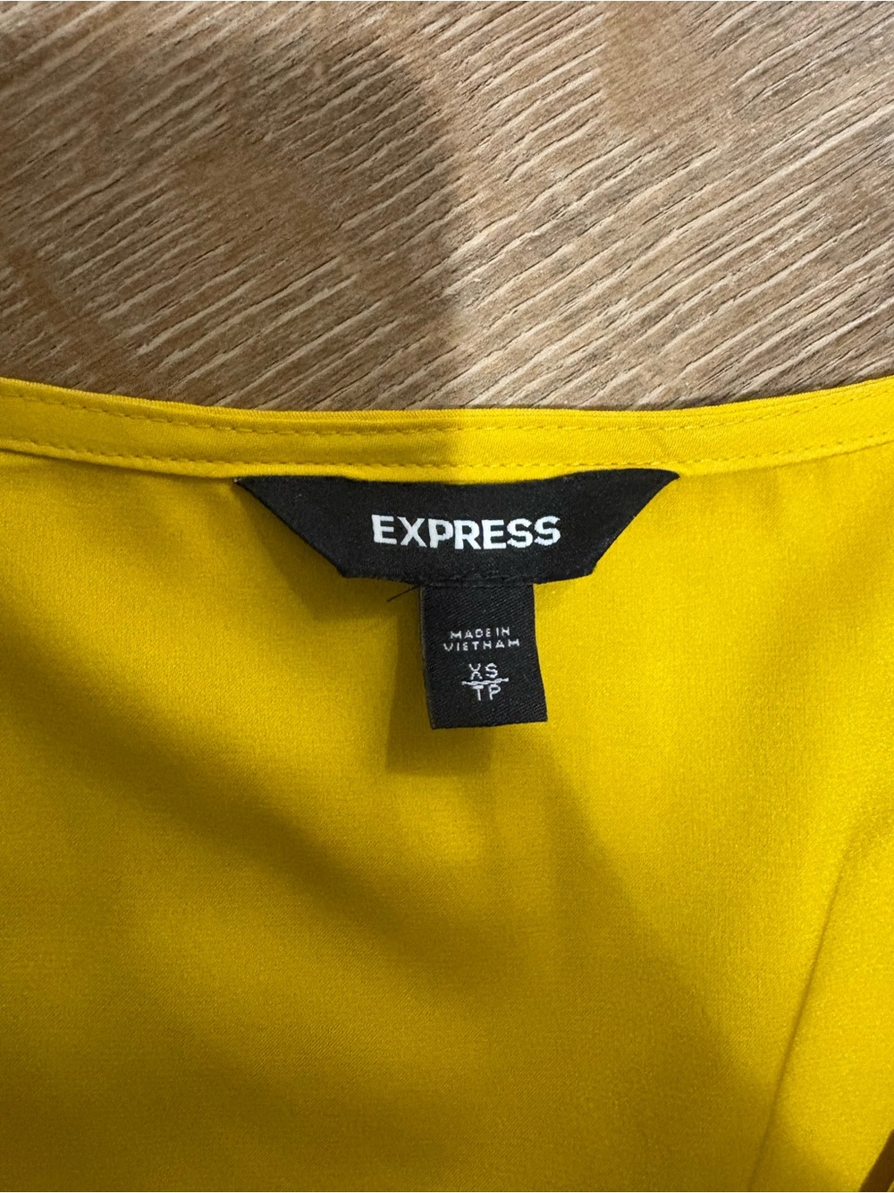 Express Yellow Women's Blouse